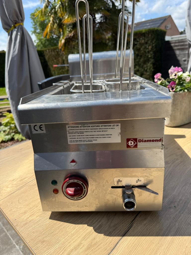 Diamond pastakoker met mandjes, Ophalen
