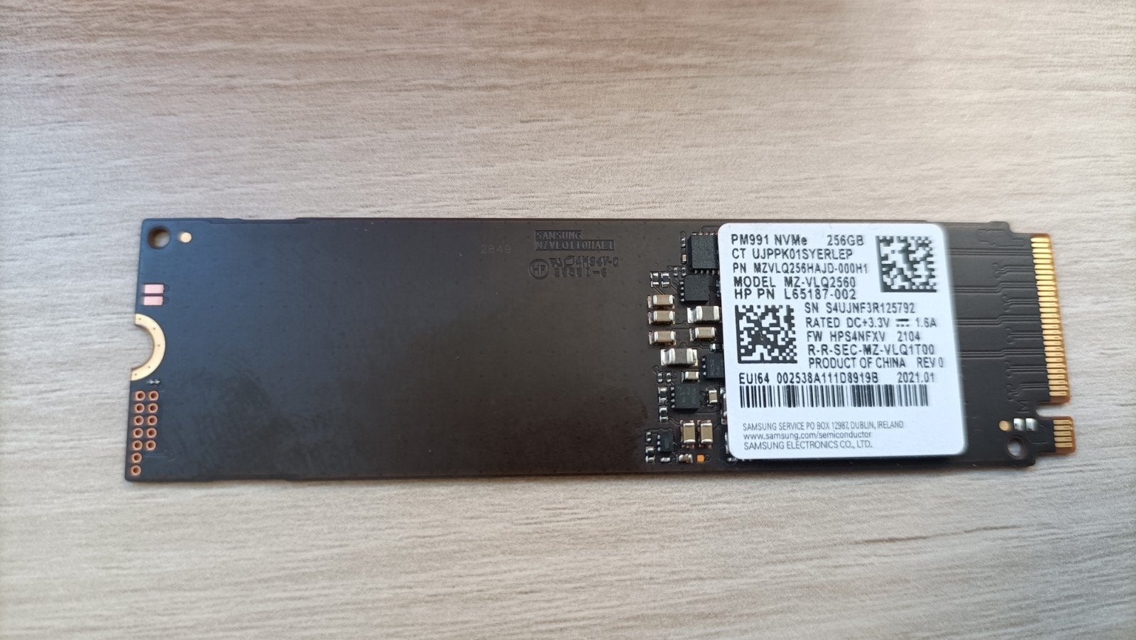 256GB Ssd, Computers en Software, Harde schijven, Ophalen of Verzenden, SSD