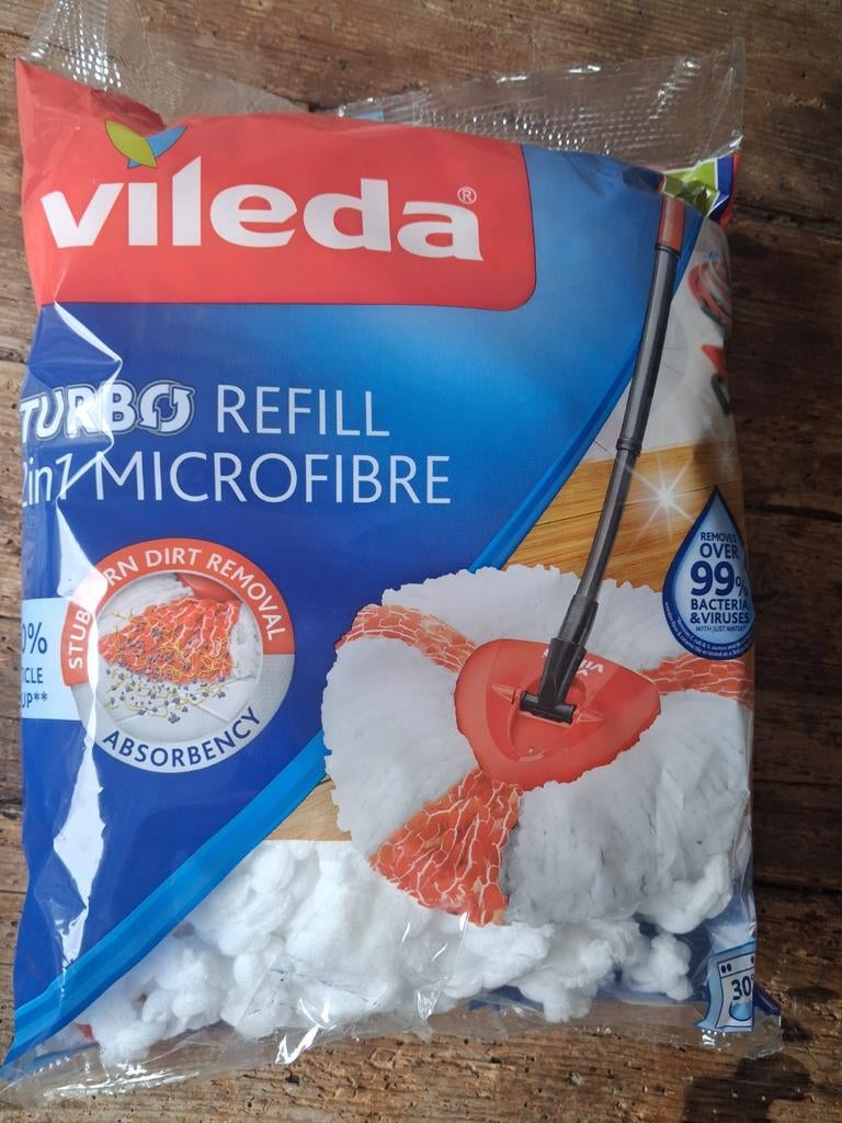 Vileda microfiber navulling, Enlèvement