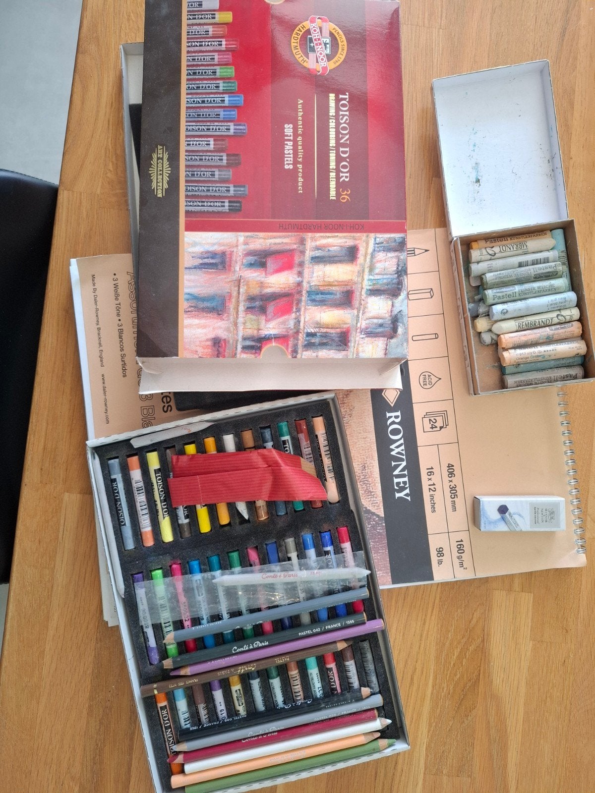 zacht pastel plus papier, Enlèvement ou Envoi, Utilisé, Autres types