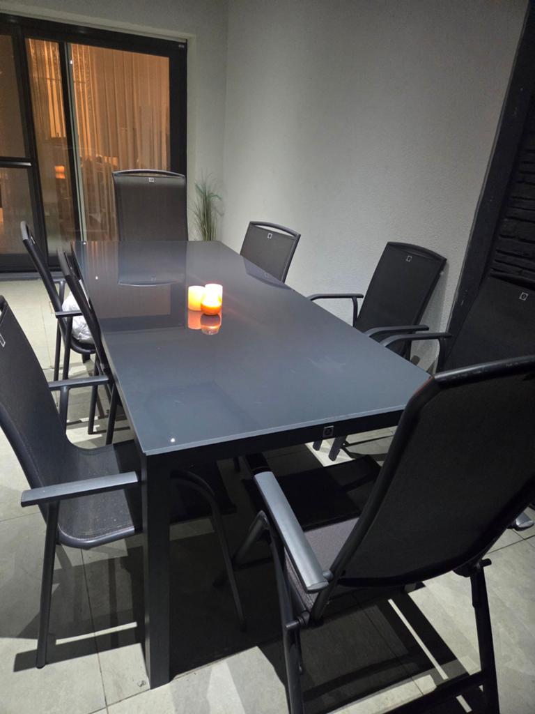Tuinset 8 personen, Tuin en Terras, Ophalen of Verzenden, Aluminium, Tuinset