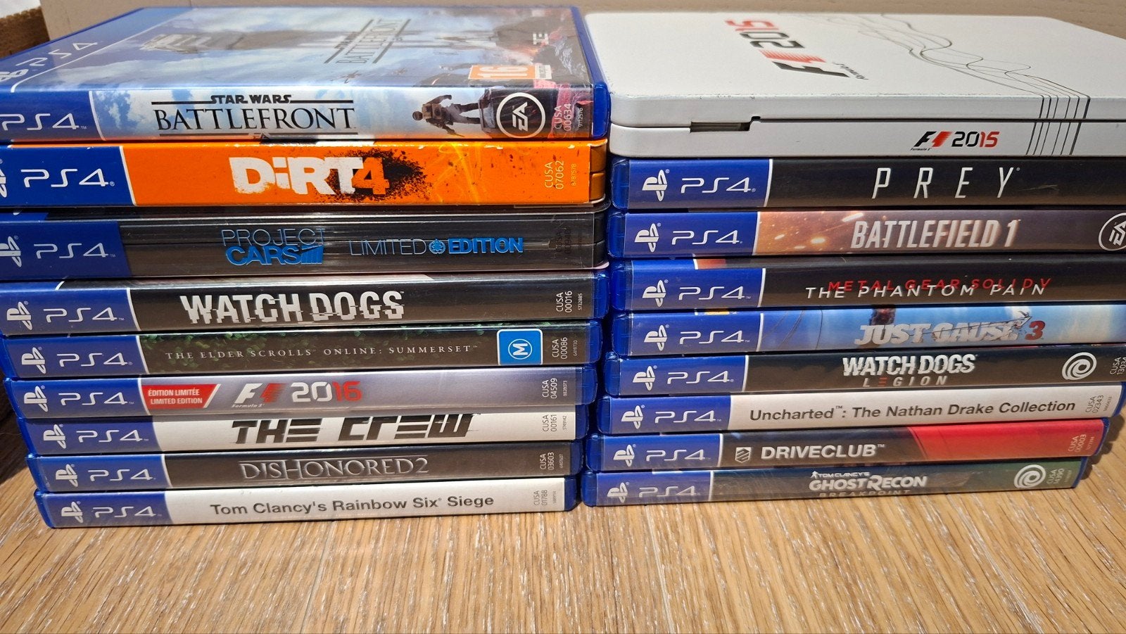 lot van 20 ps4 spelletjes, Ophalen, Zo goed als nieuw