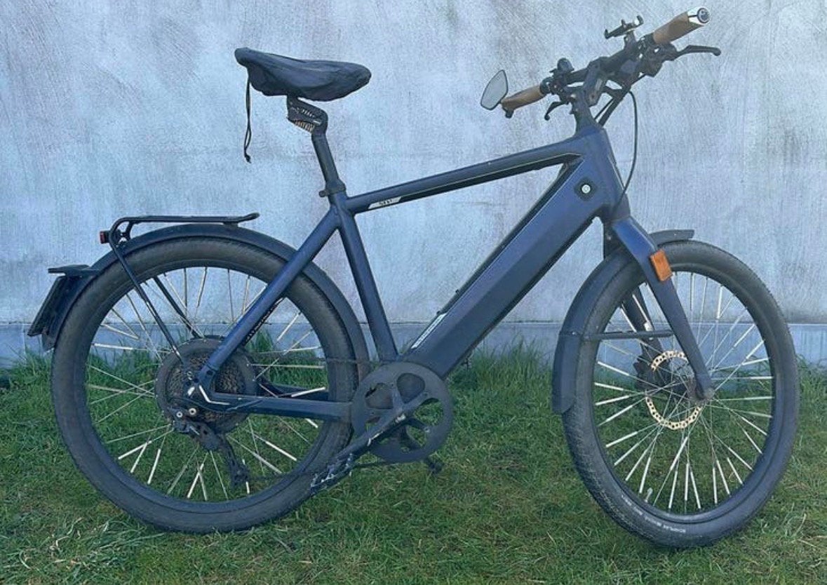 Stromer ST1X — 2018 | 20" Ocean Blue | 4.530 km, Enlèvement, Comme neuf, Suspension