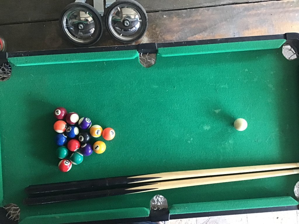 Minni pooltafel, Ophalen, Zo goed als nieuw, Pooltafel