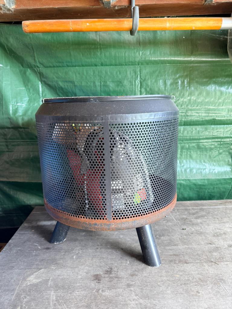 Heat vuurkorf met rooster, Ophalen, Gebruikt, Vuurkorf