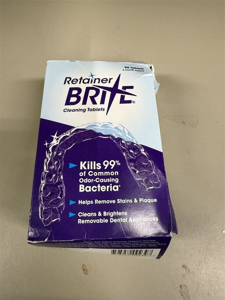 Retainer Brite reinigingstabletten - 96 tabletten [1 doos], Handtassen en Accessoires, Uiterlijk | Mondverzorging, Ophalen of Verzenden