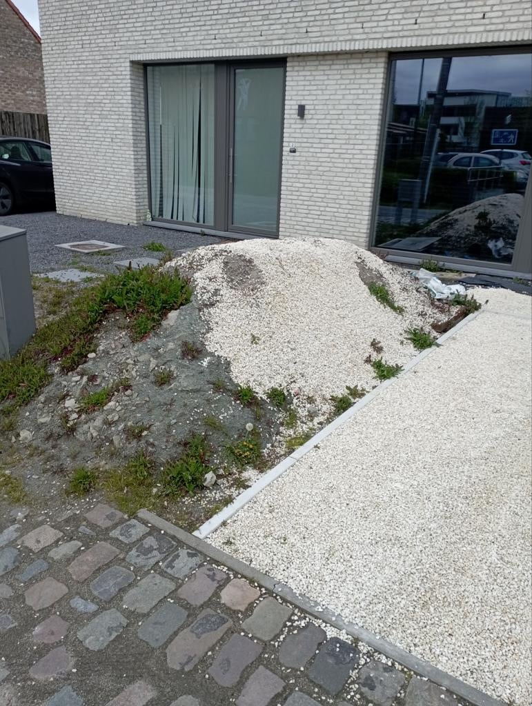 Gratis Berg opvulzand en kiezels, Tuin en Terras, Ophalen