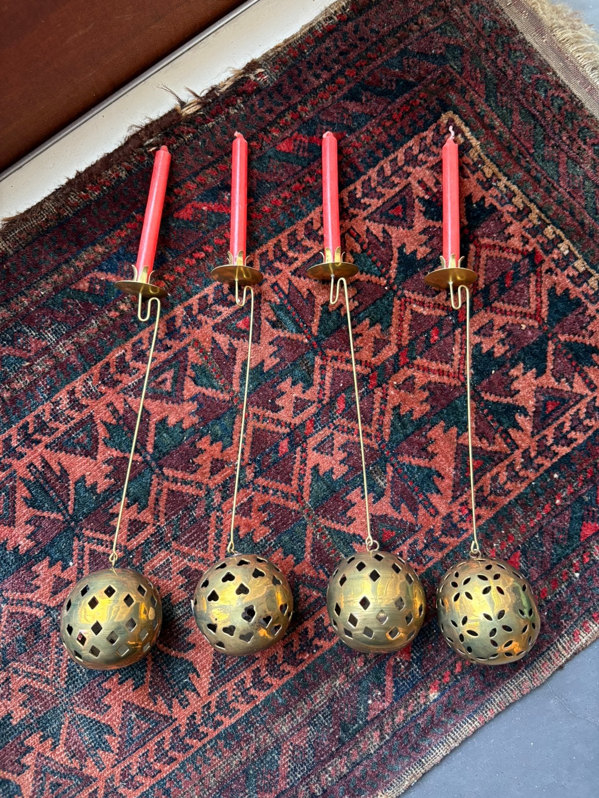 Kerstboom hangers kandelaars, Ophalen of Verzenden, Zo goed als nieuw, Kaars