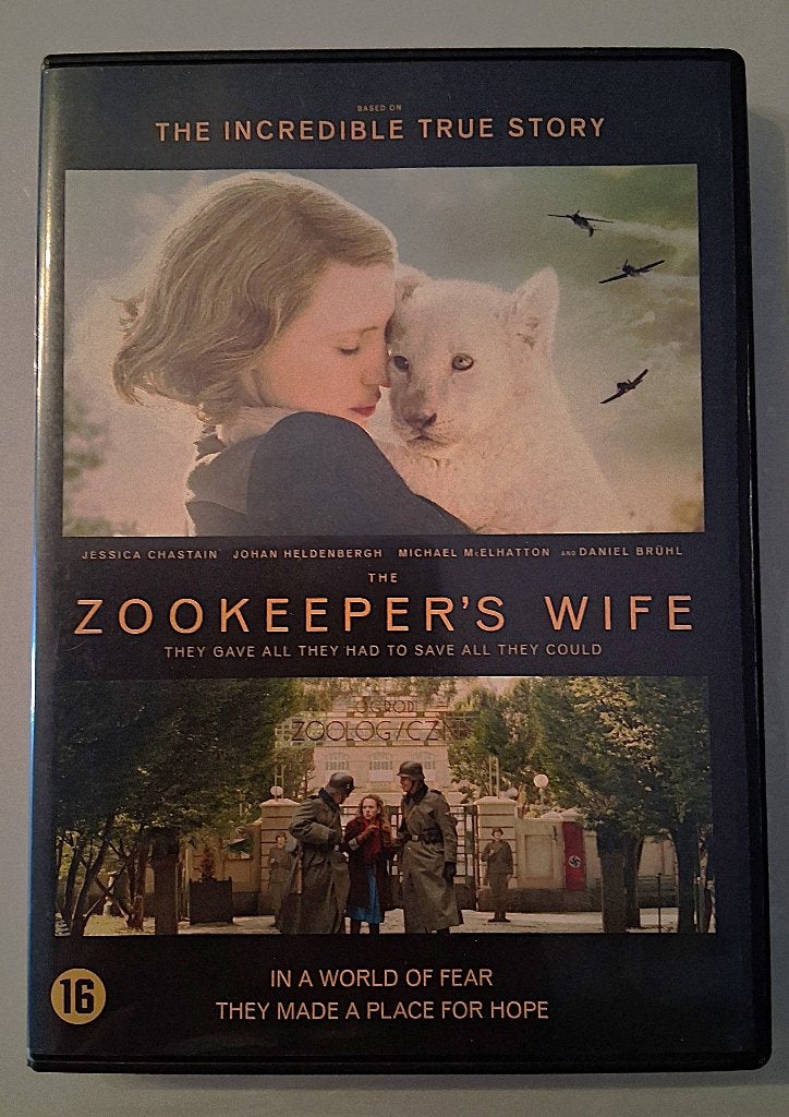 The Zookeeper's Wife️✡️ ️ (Oorlogsfilm- Holocaust ), CD & DVD, DVD | Action, Enlèvement ou Envoi, Comme neuf, Guerre