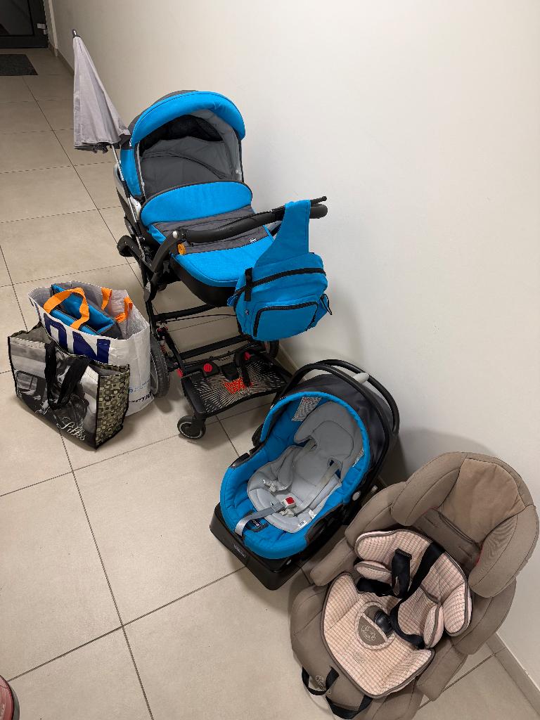 Poussette 3en1 Chicco et siege, Enlèvement, Utilisé