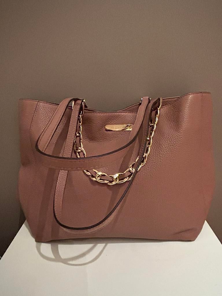 Leather Tote bag Michael Kors, Handtassen en Accessoires, Tassen | Damestassen, Ophalen of Verzenden, Nieuw, Roze, Schoudertasje