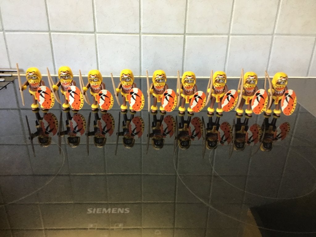 9 x Zulu Warrior., Ophalen of Verzenden, Figuren