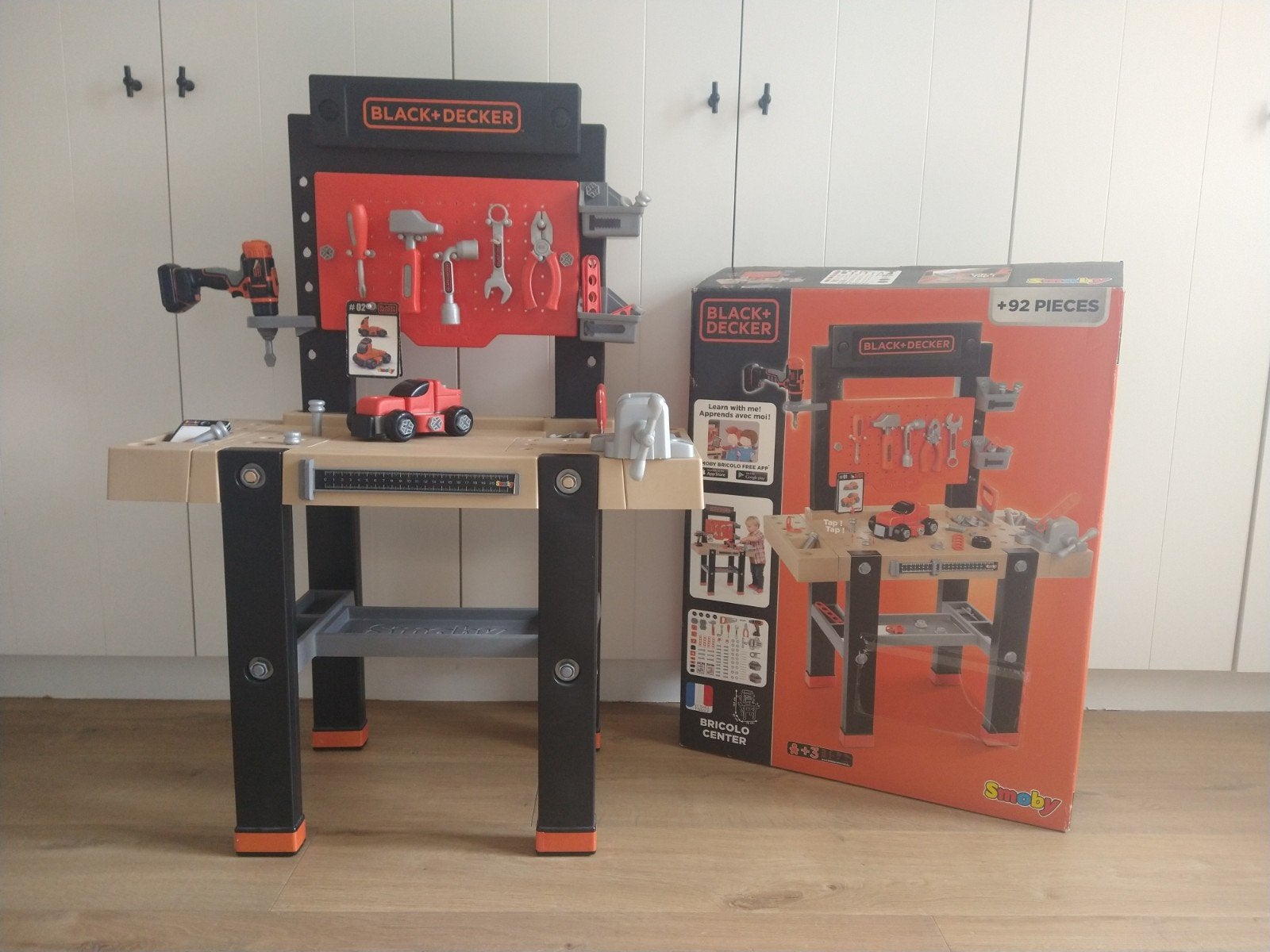 Werkbank Smoby Black+Decker, Ophalen, Gebruikt