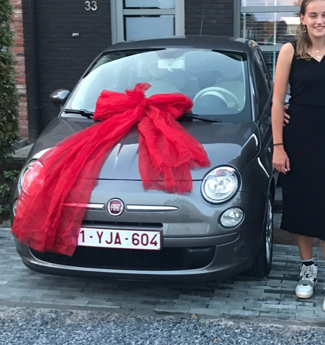Fiat 500 in perfecte staat, Auto's, 4 zetels, Stof, Beige, Handgeschakeld