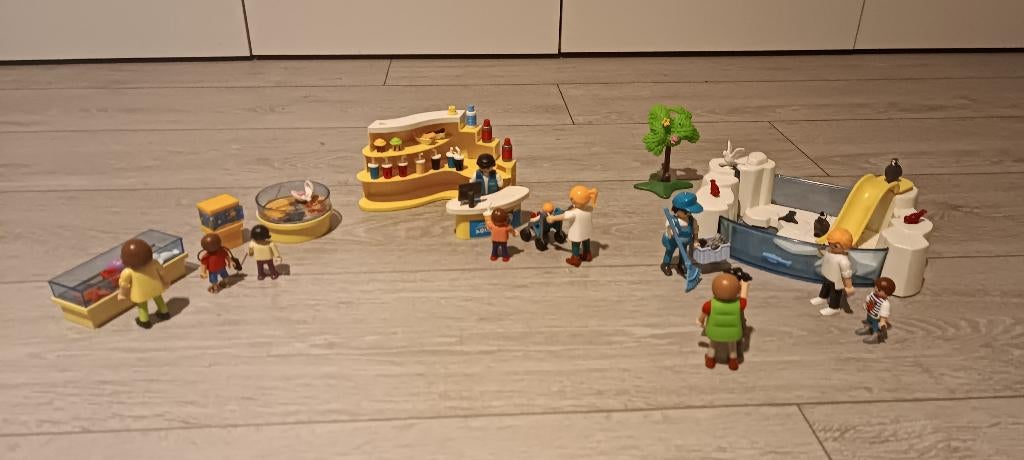 PLAYMOBIL-AQUARIUM MET ACCESSOIRES, Kinderen en Baby's, Speelgoed | Playmobil, Ophalen, Zo goed als nieuw, Los Playmobil