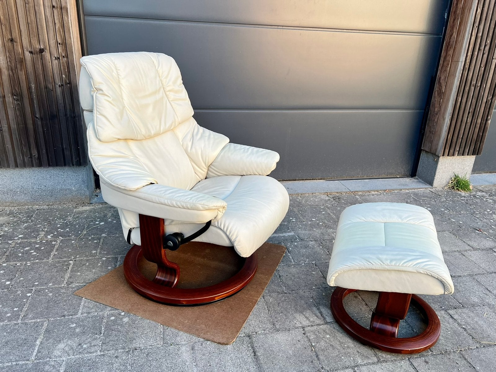Stressless relaxfauteuil met voetsteun, Enlèvement, Comme neuf