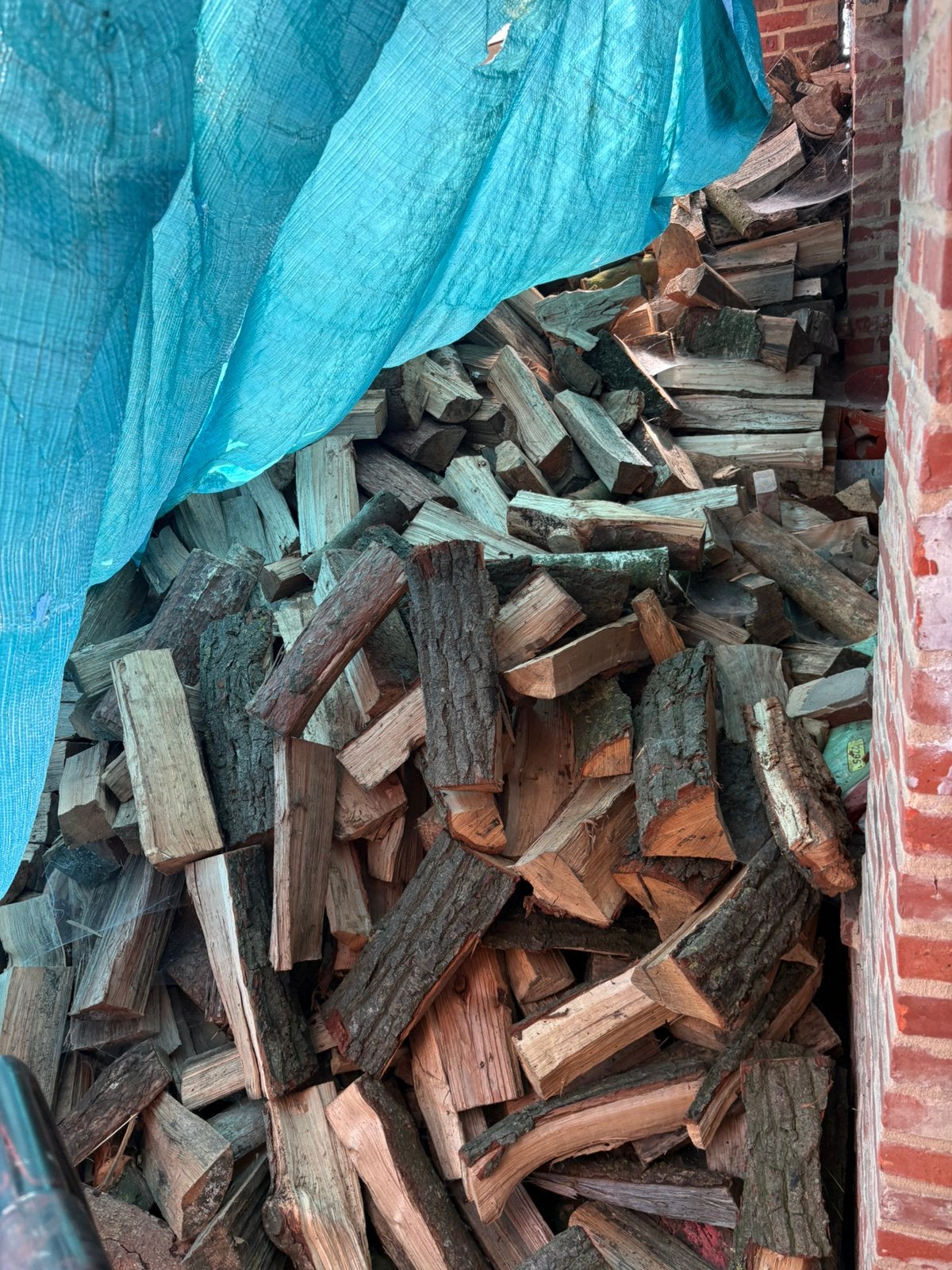 Brandhout TEKOOP, Ophalen, 3 tot 6 m³, Blokken, Overige houtsoorten