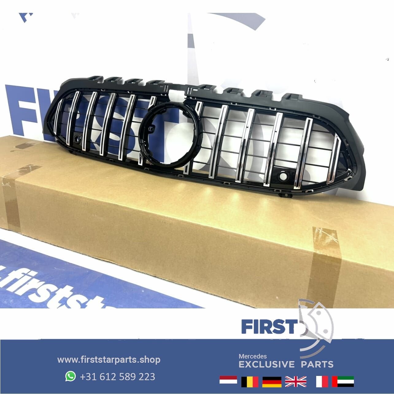 W177 V177 A KLASSE A45 GT AMG GRIL 2018-2022 ZWART / CHROOM, Utilisé, -, -, Enlèvement ou Envoi