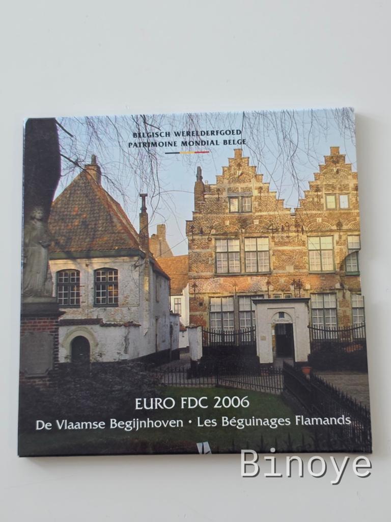 Série euro Belgique 2006 Béguinages flamands FDC, Enlèvement ou Envoi, Belgique, Série