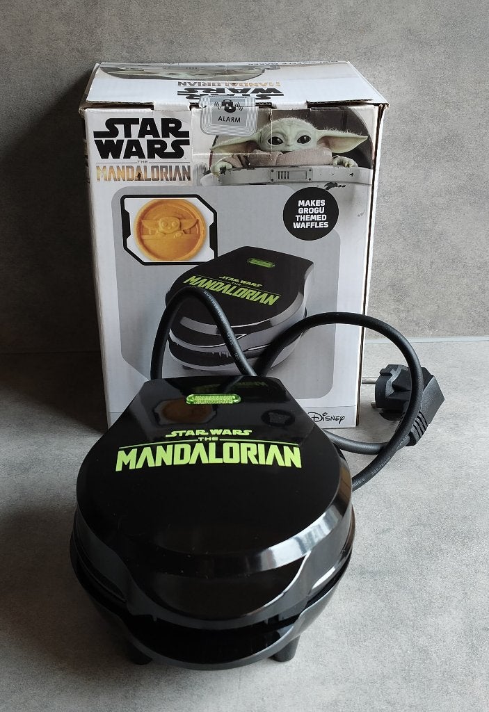 mini wafelijzer star wars the mandalorian grogu, Collections, Star Wars, Comme neuf, Ustensile, Enlèvement ou Envoi