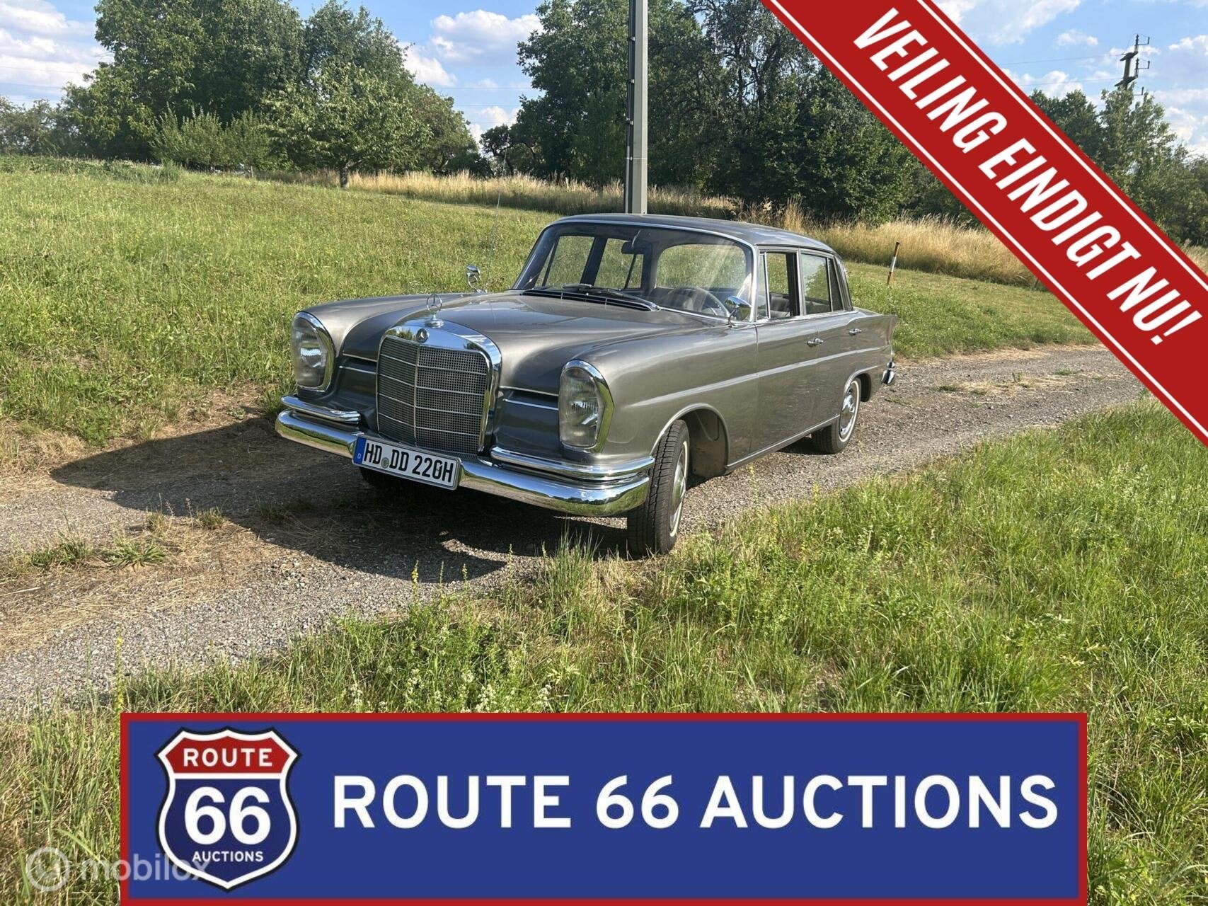 Mercedes-Benz 220 S | Route 66 Auctions, Achat, Entreprise, Boîte manuelle, Autre carrosserie
