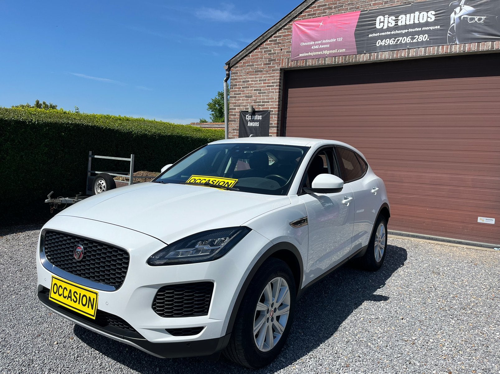 Jaguar e pace diesel fin2019 manuel gps cuir clim jalu 6 vit, Autos, Jaguar, Entreprise, E-Pace, Caméra de recul, Airbags, Air conditionné