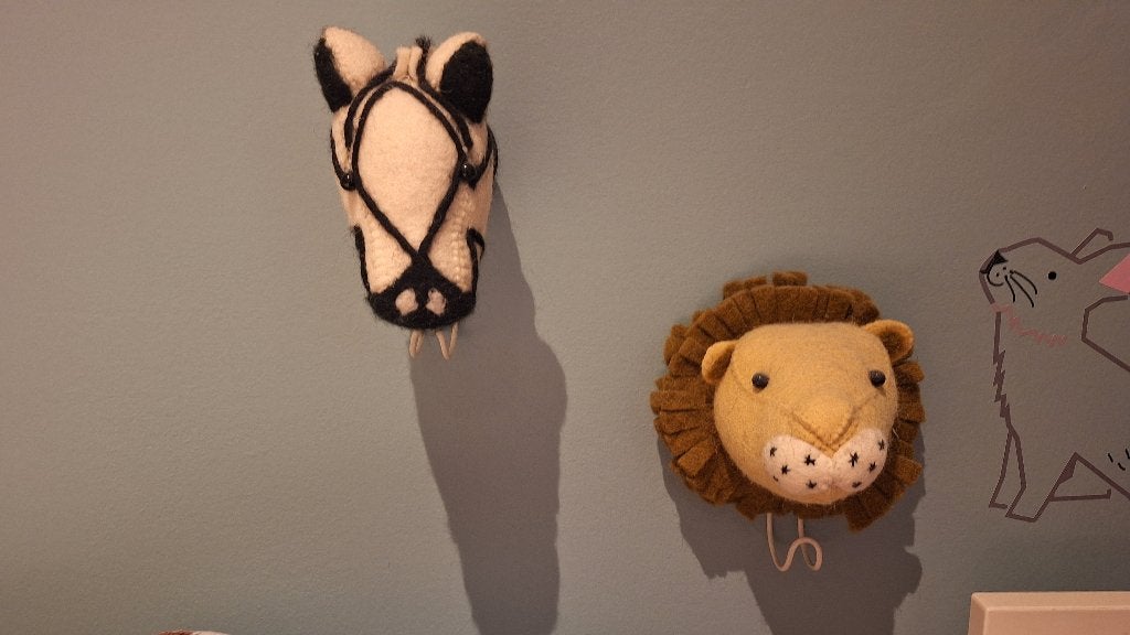 2 vilten kapstokjes KidsDepot, Overige merken, Ophalen of Verzenden, Zo goed als nieuw, Kapstokje