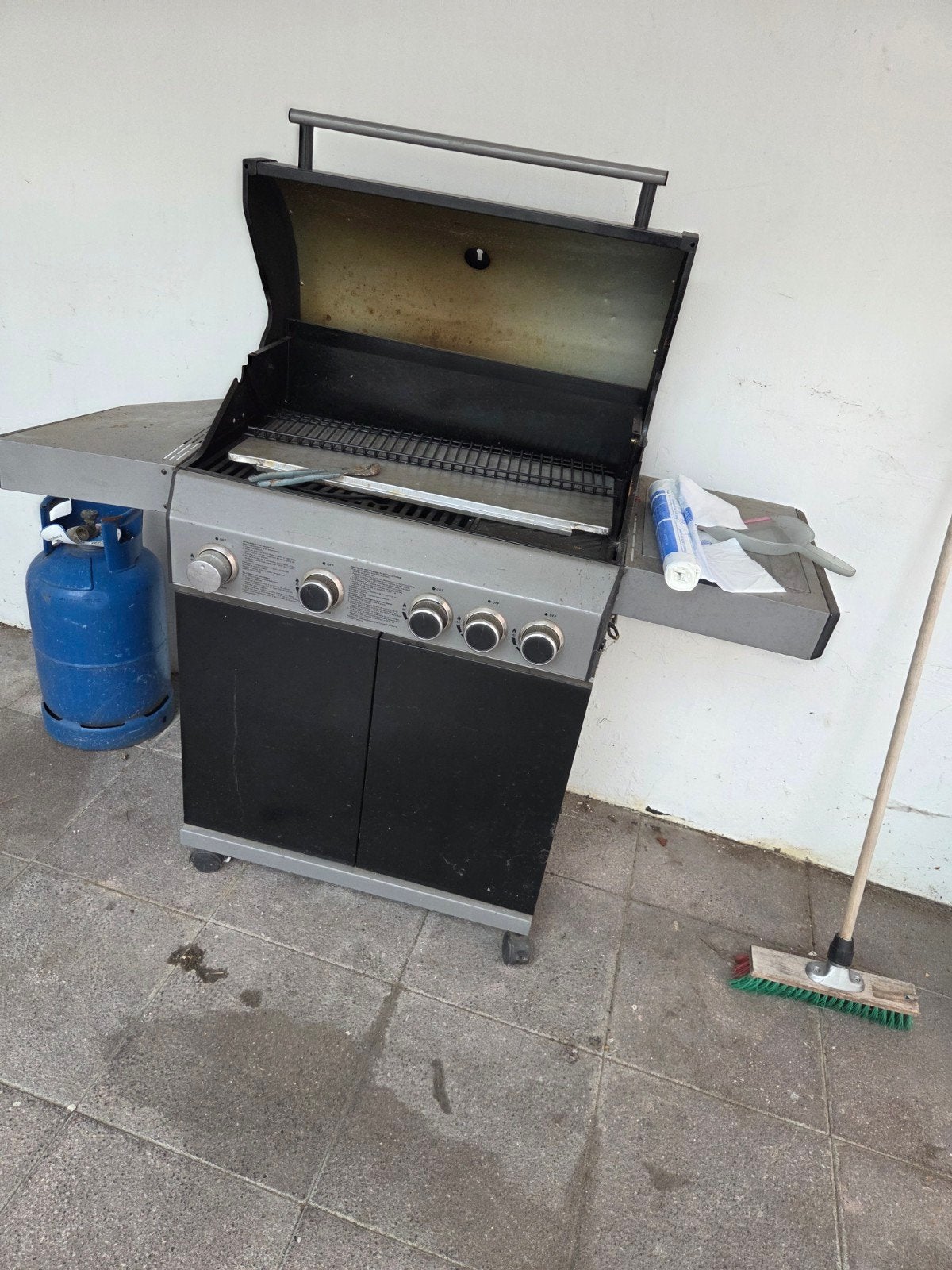 barbecue au gaz, Enlèvement
