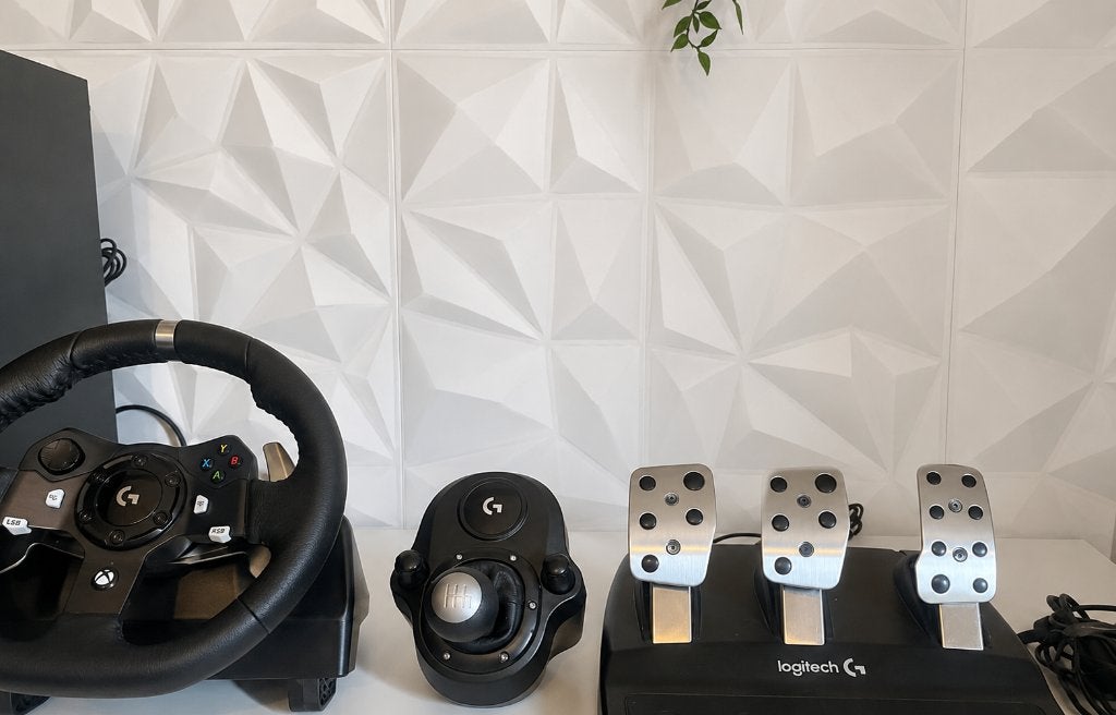Volant g920 + shifter parfait état, Volant de course, Retour de force, Comme neuf, Enlèvement