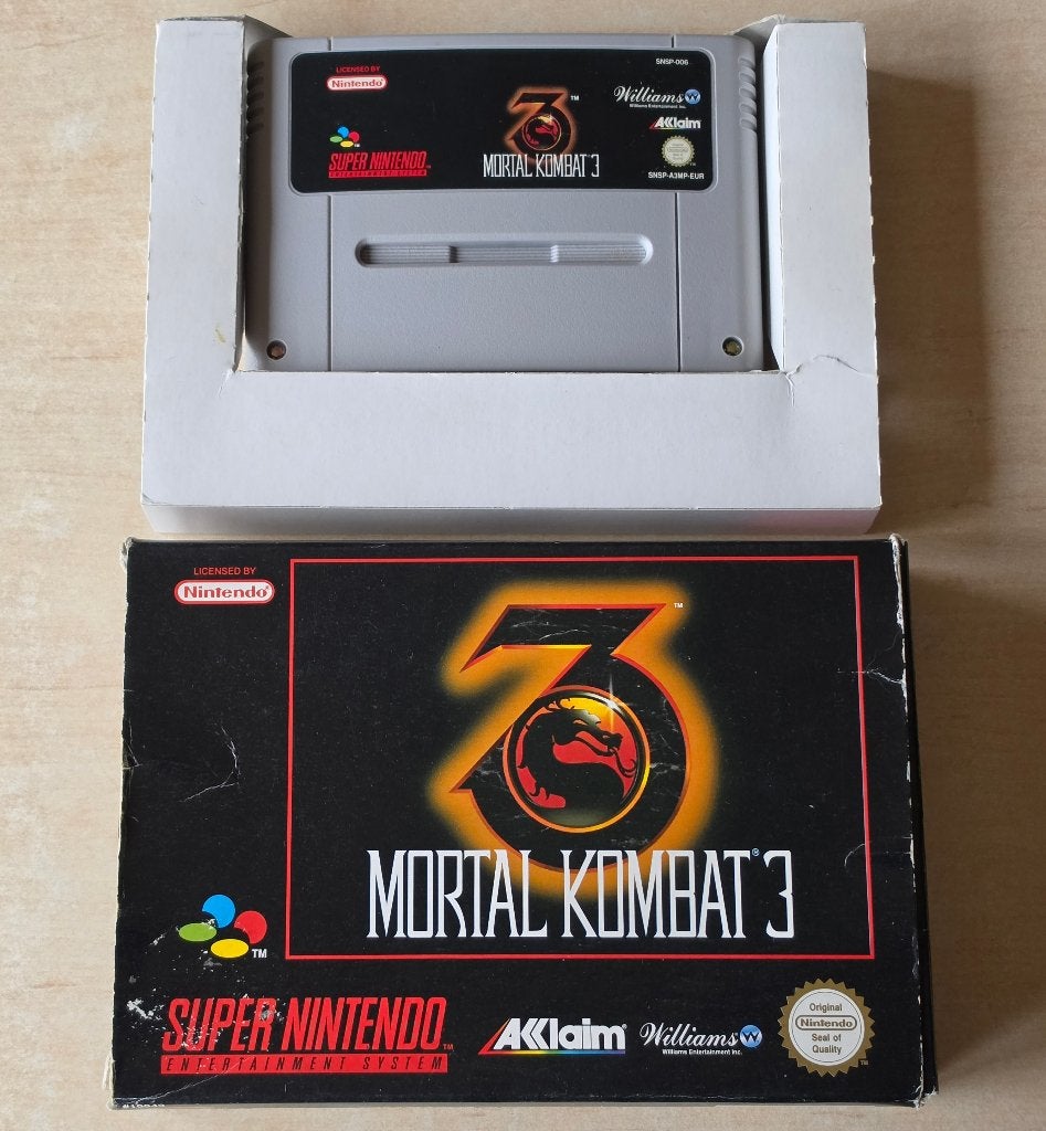 SNES Mortal Kombat 3 ( Super Nintendo MK3 ) PAL, Enlèvement ou Envoi, 2 joueurs, Combat, À partir de 16 ans