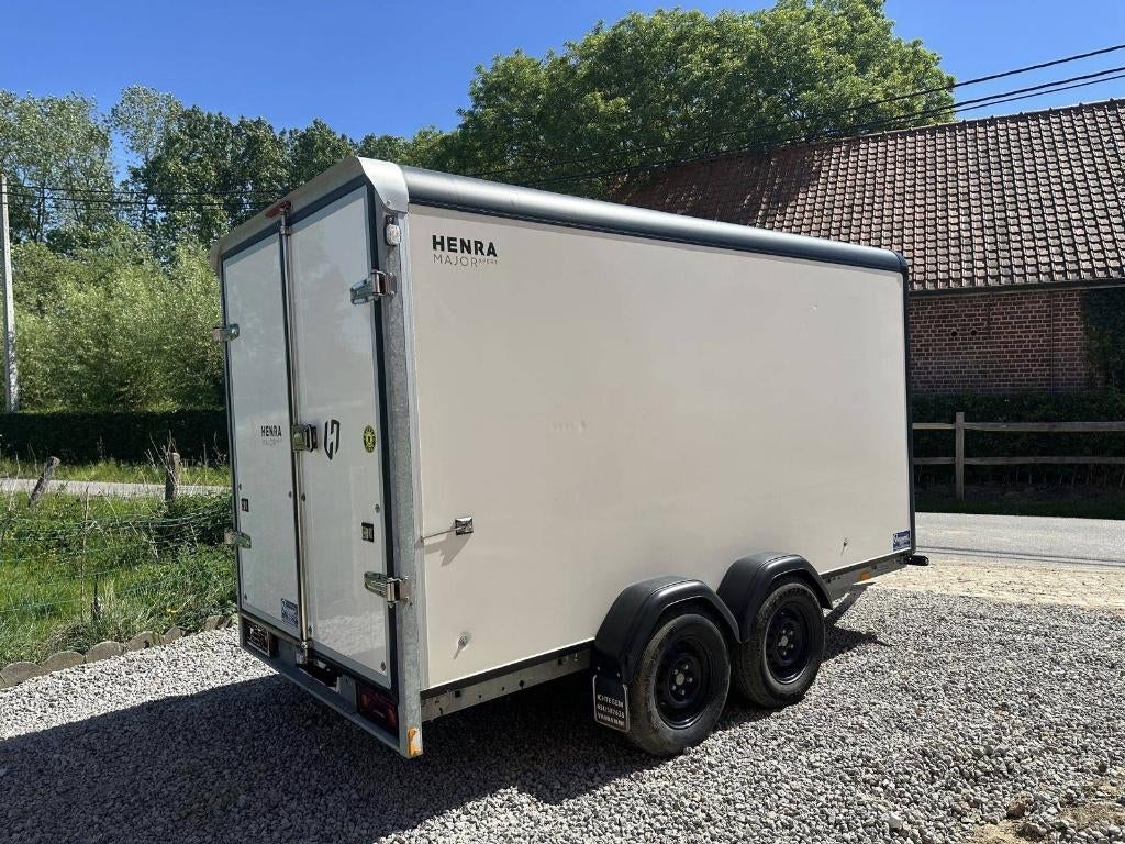 Henra gesloten aanhangw/ Remorque 3500kg, Xpert uitv – 2022, Auto diversen, Aanhangers en Bagagewagens, Ophalen