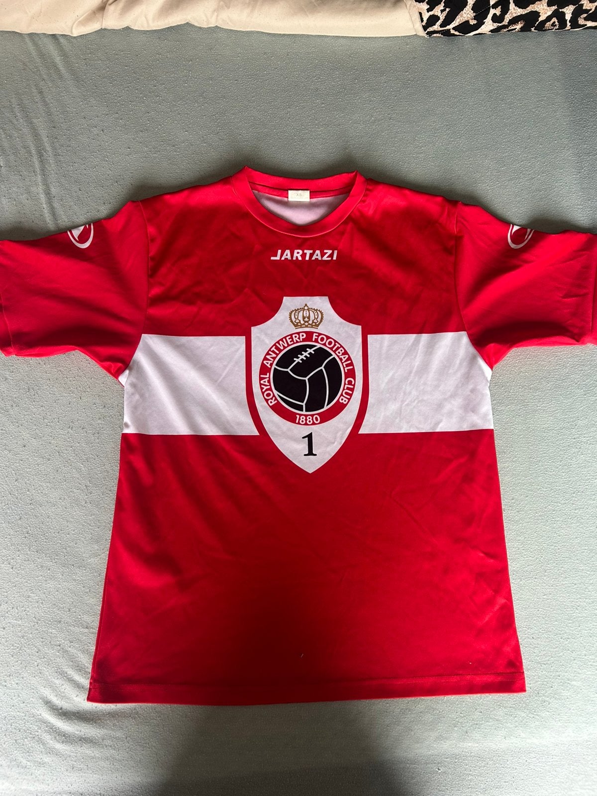 Opwarmshirt RAFC, Sport en Fitness, Maat XS of kleiner, Ophalen, Gebruikt, Shirt