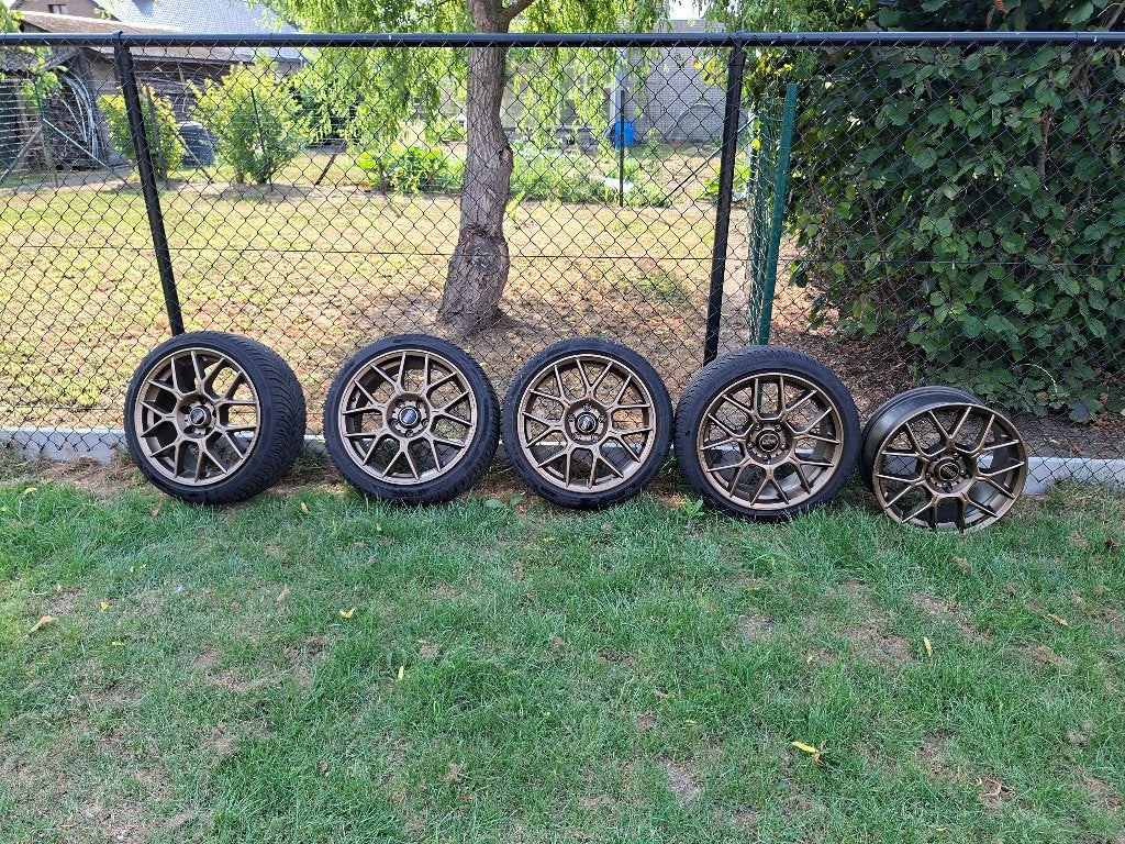 Bbs velgenset 5 stuks met goede banden!, Ophalen, 18 inch, Gebruikt, Banden en Velgen