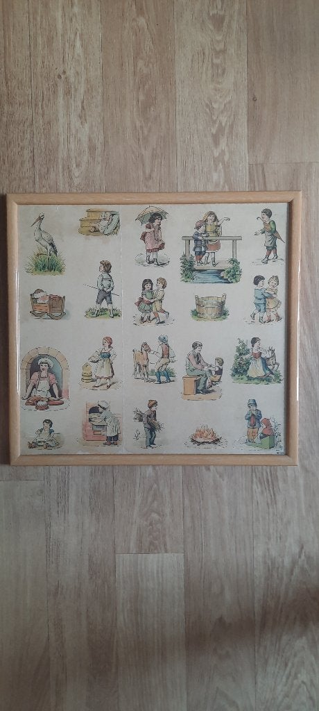 oude volks- en kinderprenten, Ophalen