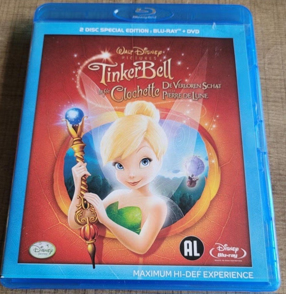 Blu-ray Disc + DVD: Tinkerbell - De verloren schat, CD & DVD, Enlèvement ou Envoi, Comme neuf, Blu-ray, Tous les âges