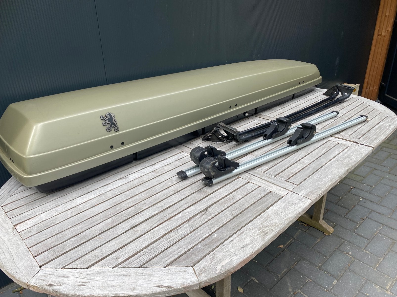 Peugeot dakkoffer, Auto diversen, Dakkoffers, Ophalen, Zo goed als nieuw
