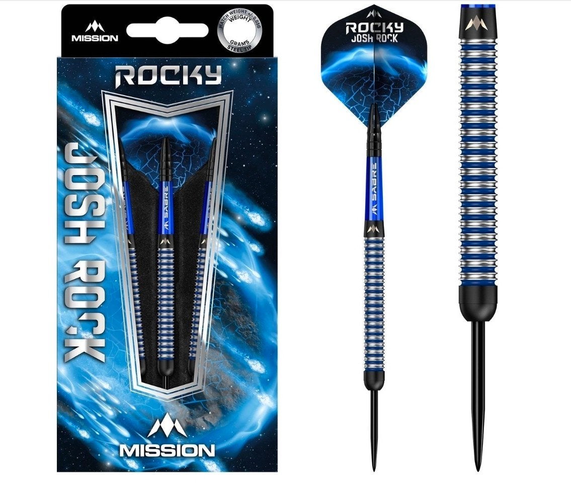 Mission Josh Rock 95% V1 - Dartpijlen - 28 Gram, Ophalen of Verzenden, Zo goed als nieuw, Pijlen