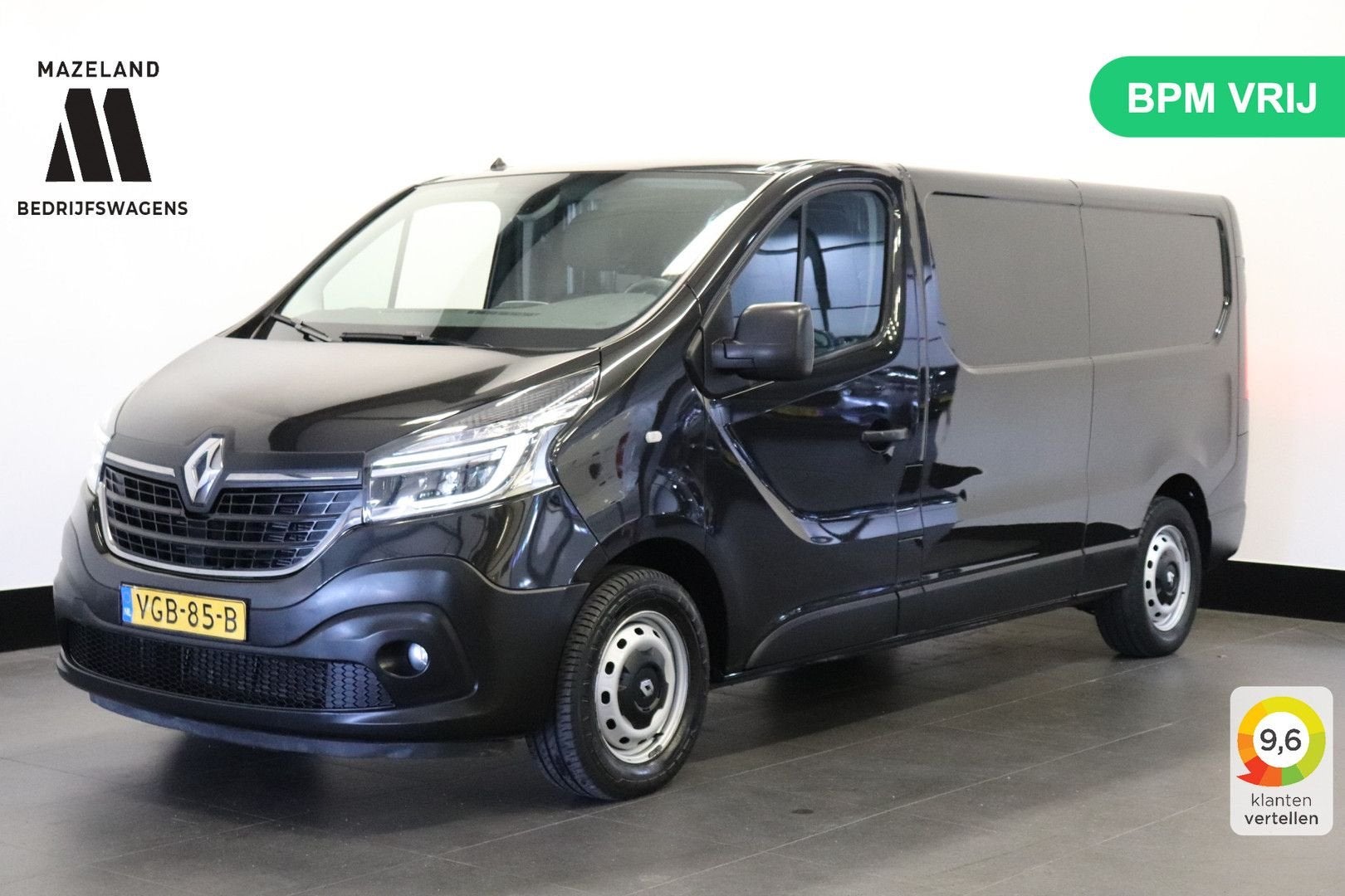 Renault Trafic 1.6 dCi L2 - EURO 6 - Airco - Navi - Cruise -, Renault, Zwart, Bedrijf, Onderhoudsboekje