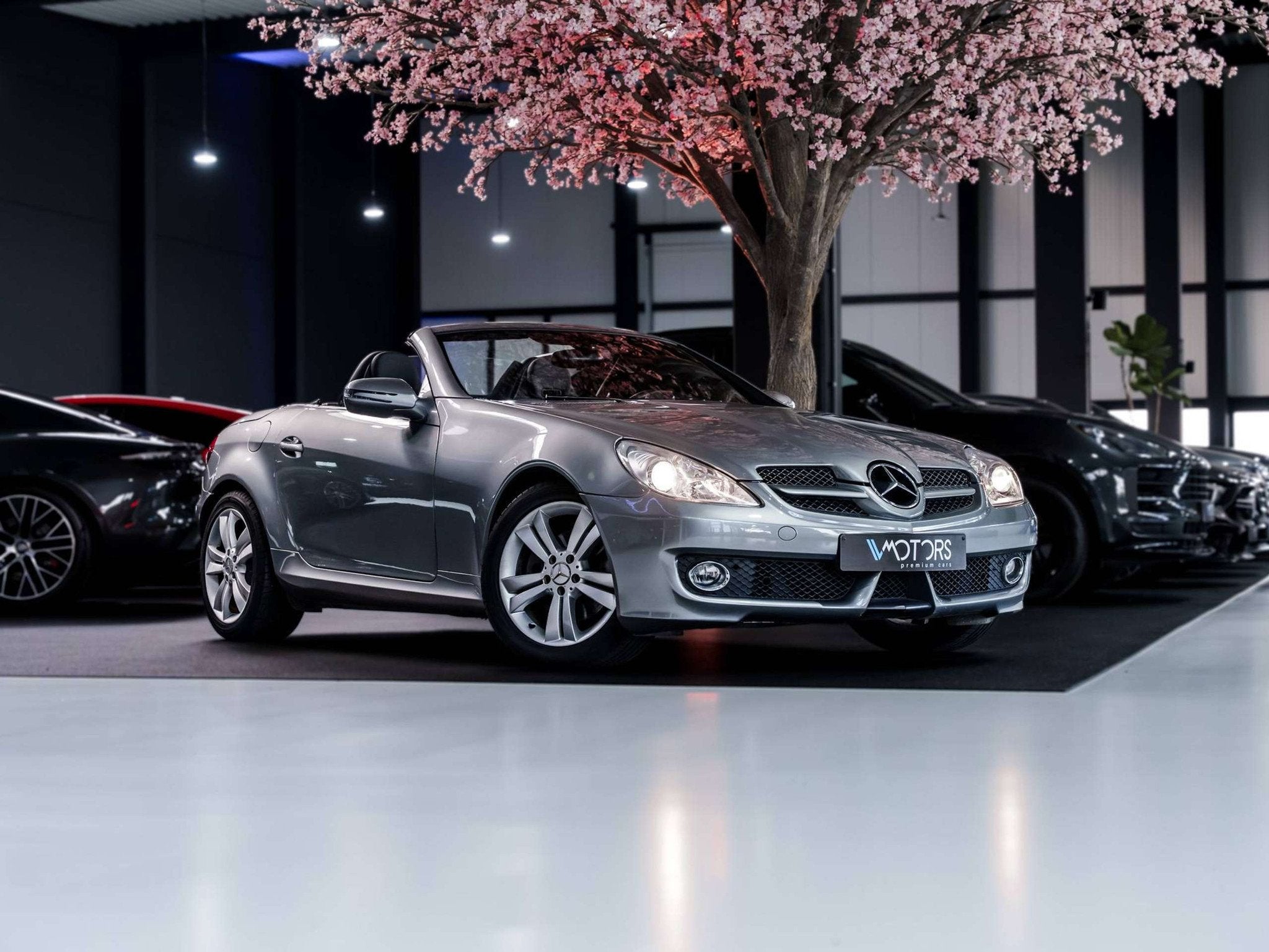Mercedes-Benz SLK SLK200 SLK 200 Kompressor - Palladium Silv, Automaat, Cabriolet, 1796 cc, Mercedes-Benz