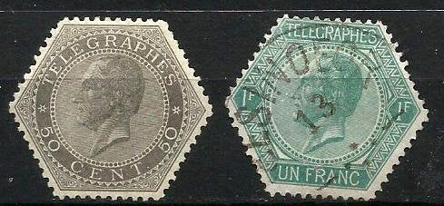 1866  Kon. Leopold I TG1/2/*, Sans timbre, Trace d'autocollant, Enlèvement ou Envoi, Non oblitéré