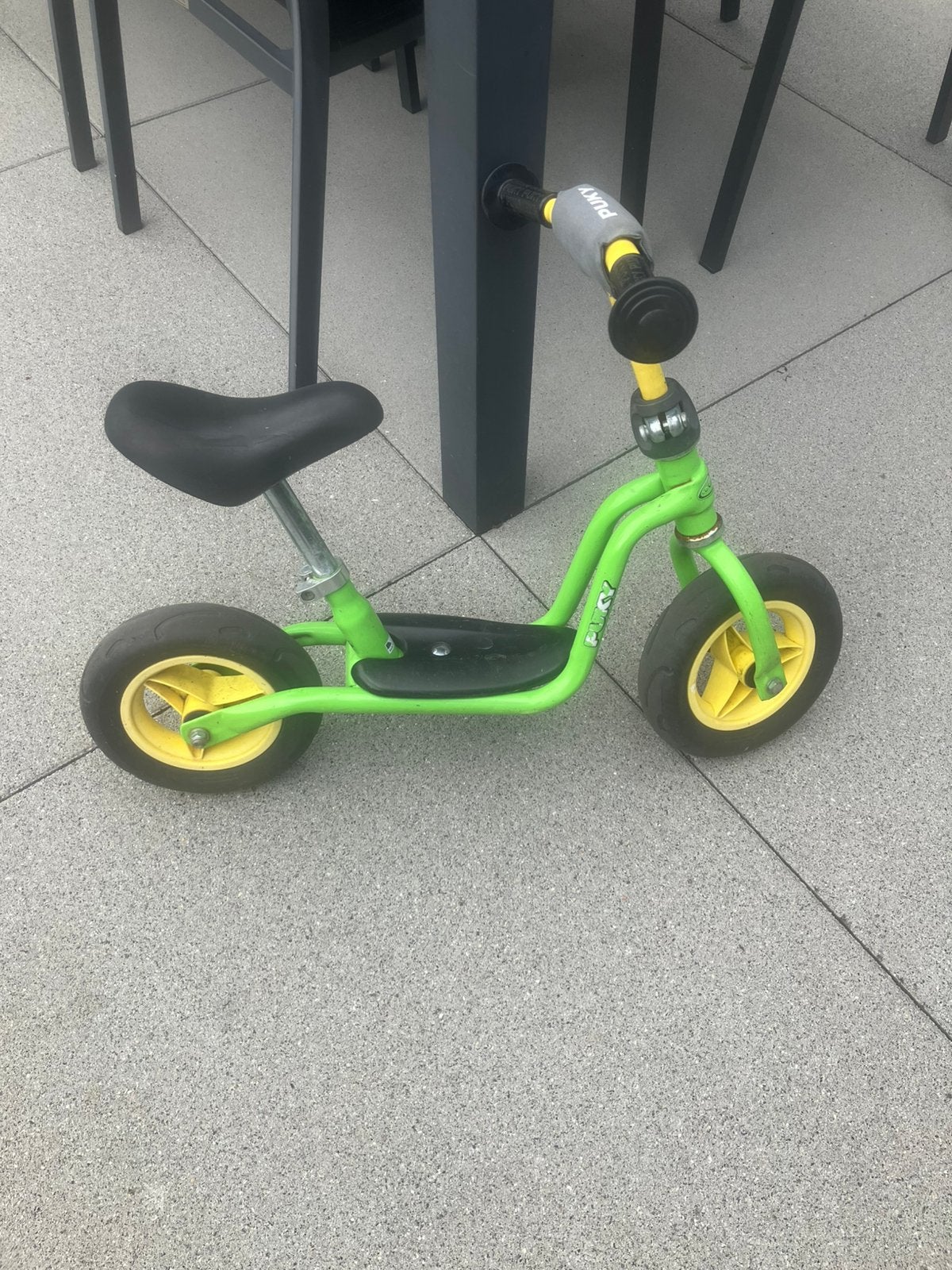 Puky loopfiets, Ophalen