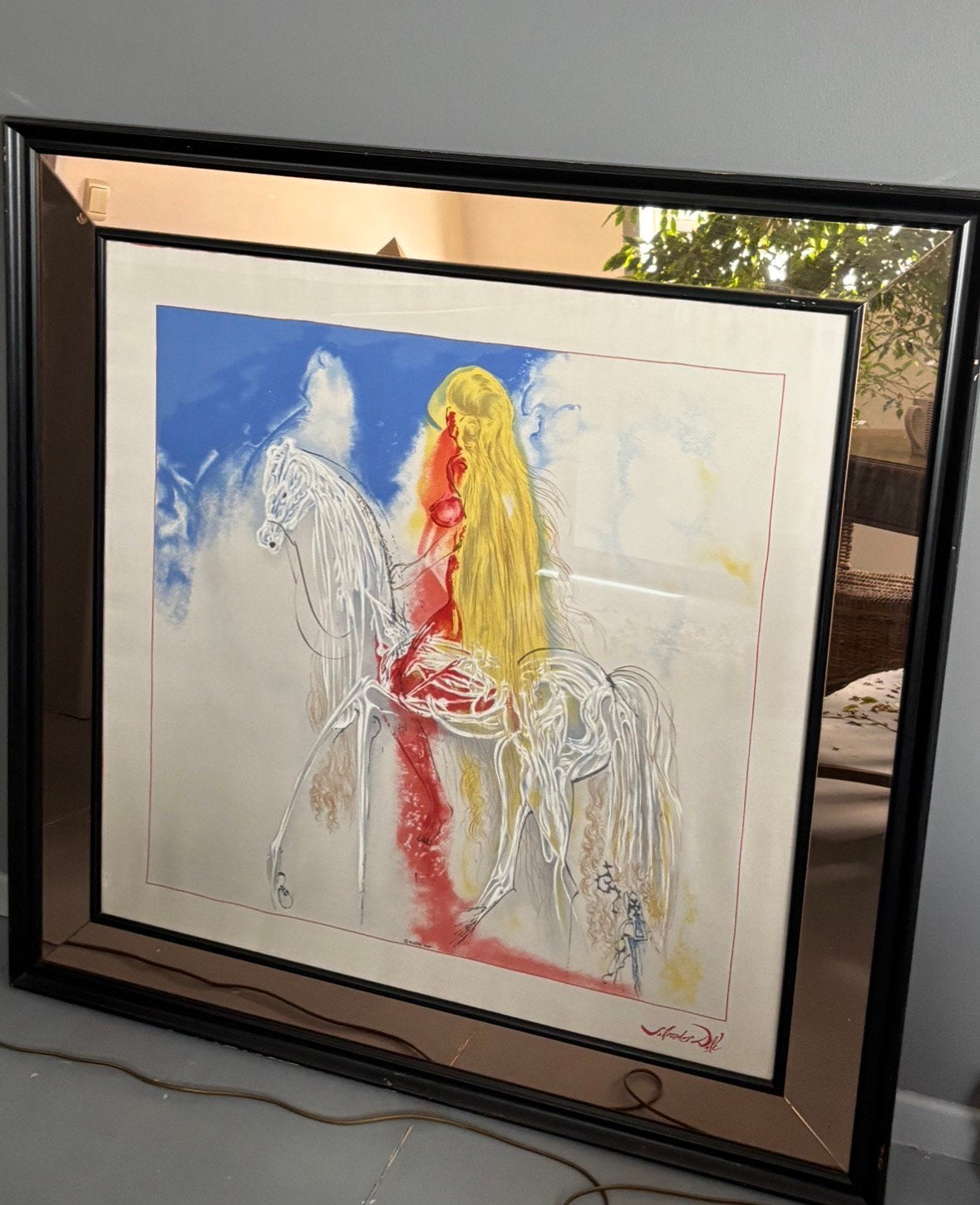 Litho Salvator Dali, Ophalen, Zo goed als nieuw