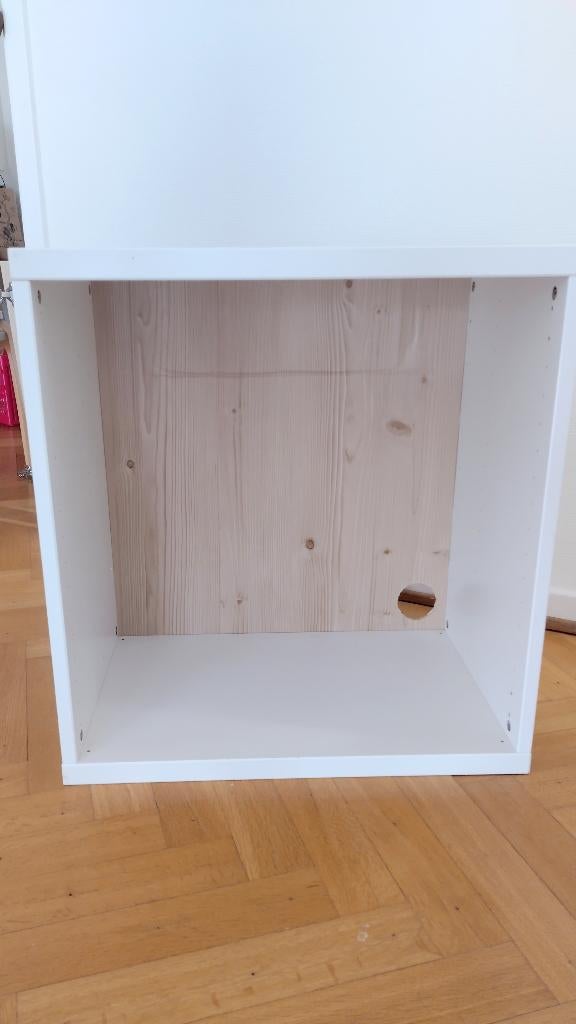 Meuble rangement Besta, blanc, bon état, Maison & Meubles, Armoires | Casiers, Enlèvement, Utilisé