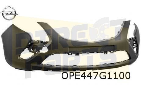 Opel Zafira C Tourer (12/11-9/16) voorbumper (te spuiten) Or, -, -, Opel, Nieuw
