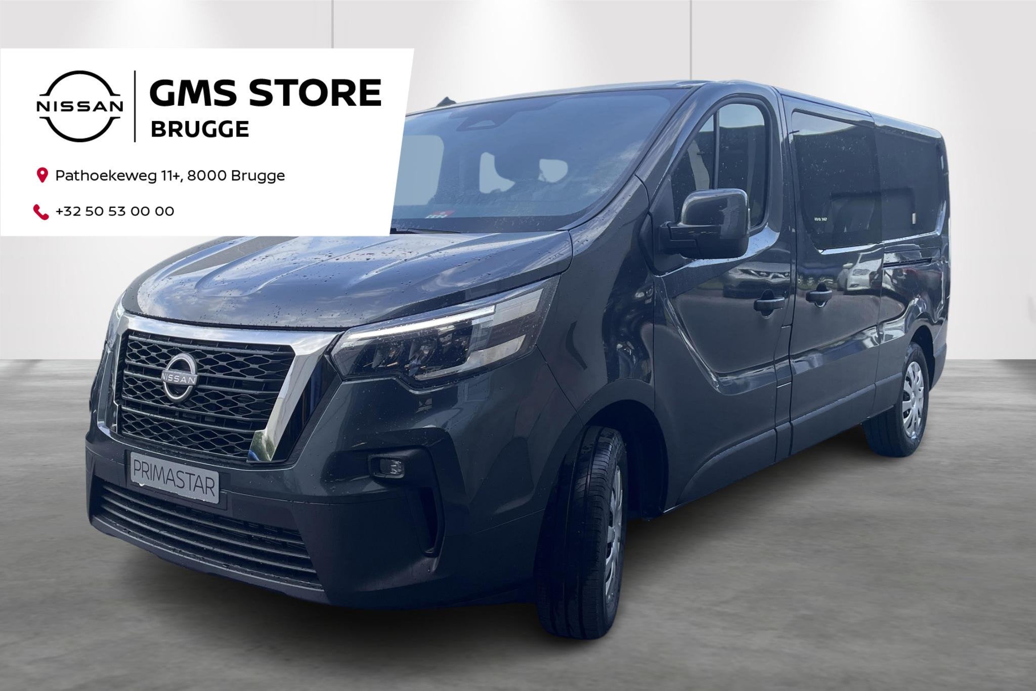 Nissan Primastar L2H1 2.0 dCi 150 N-Connecta DC 2.9T Double, Autos, Neuf, Argent ou Gris, 6 portes, 110 kW