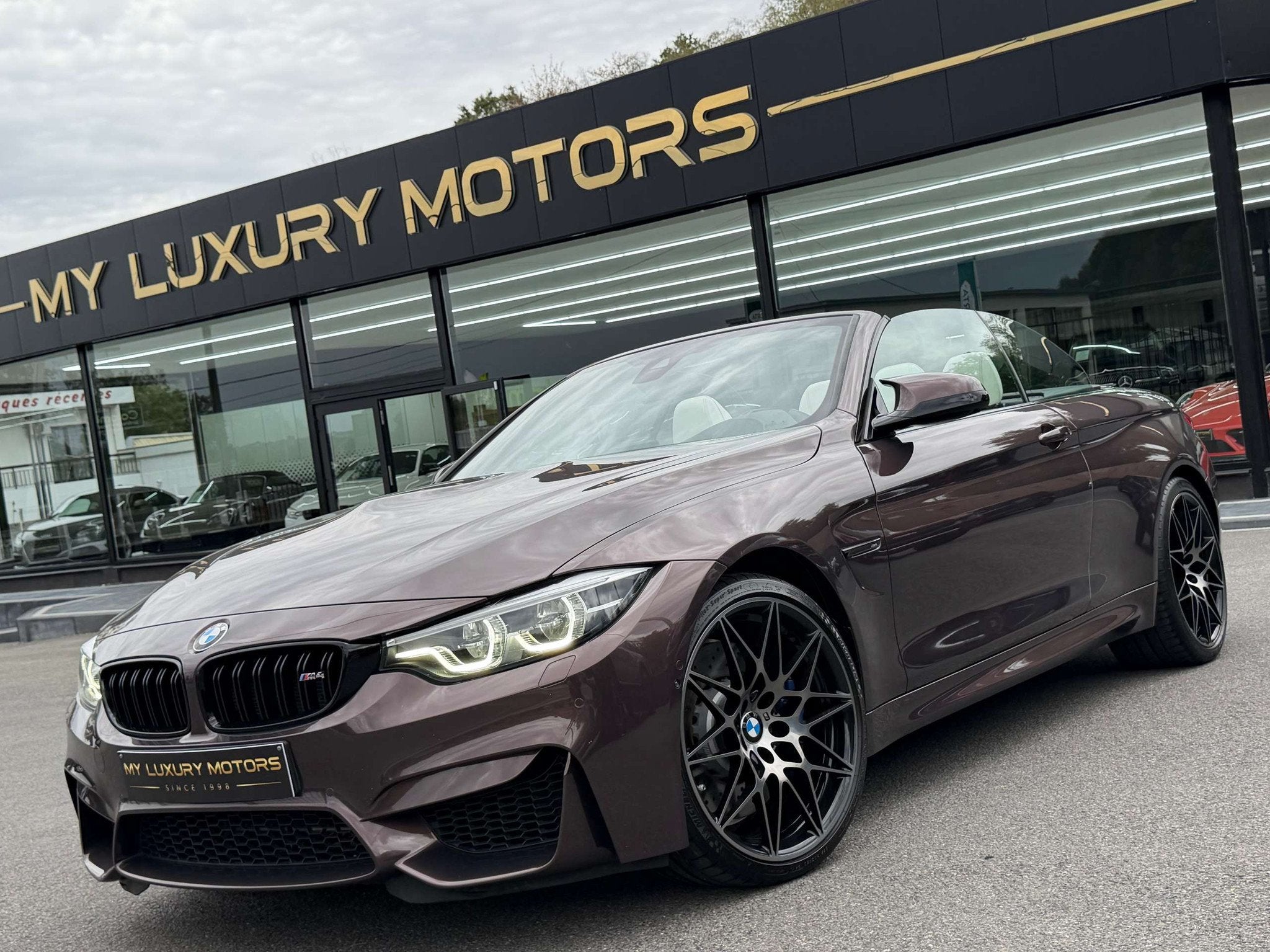 BMW M4 Cabrio | 3.0 Competition 450 Cv Individual | Cuir Mer, Auto's, Automaat, 4 zetels, Gebruikt, Euro 6