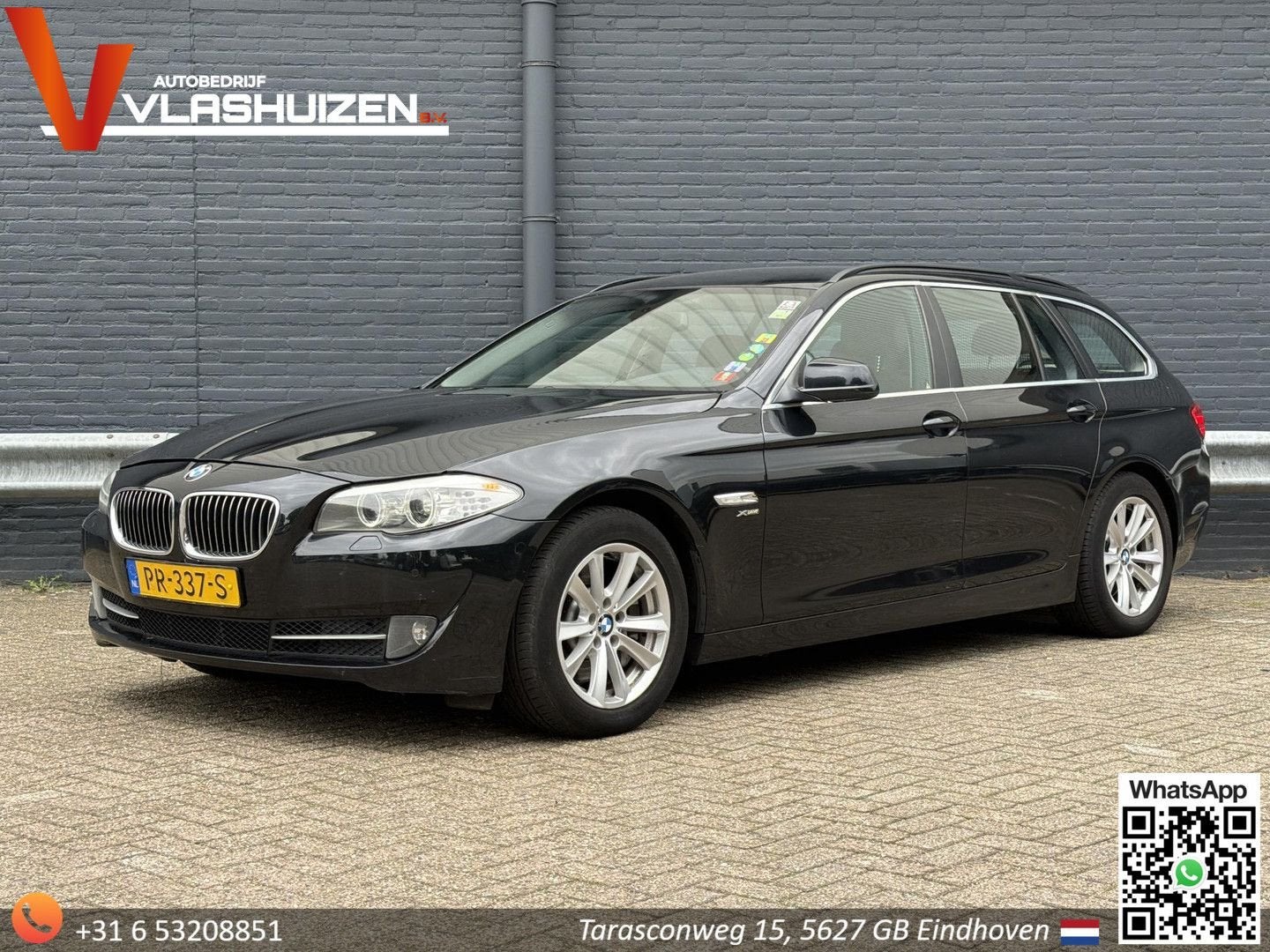 BMW 530 5-serie Touring 530xd High Executive | Leder | Cruis, Entreprise, Automatique, 154 g/km, Noir