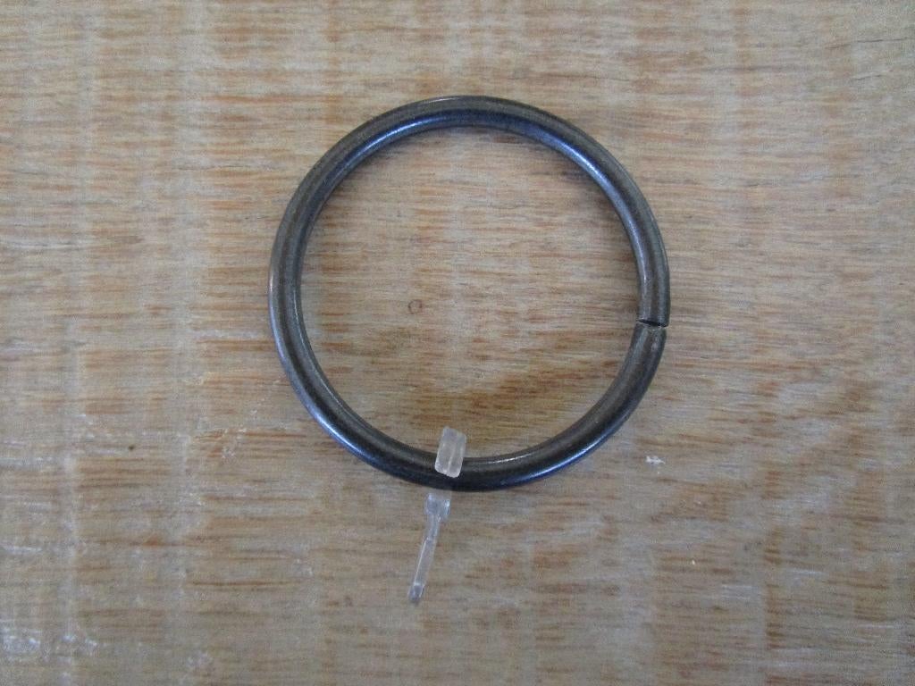 23 zwarte gordijn ringen, Ophalen of Verzenden, Nieuw, Zwart