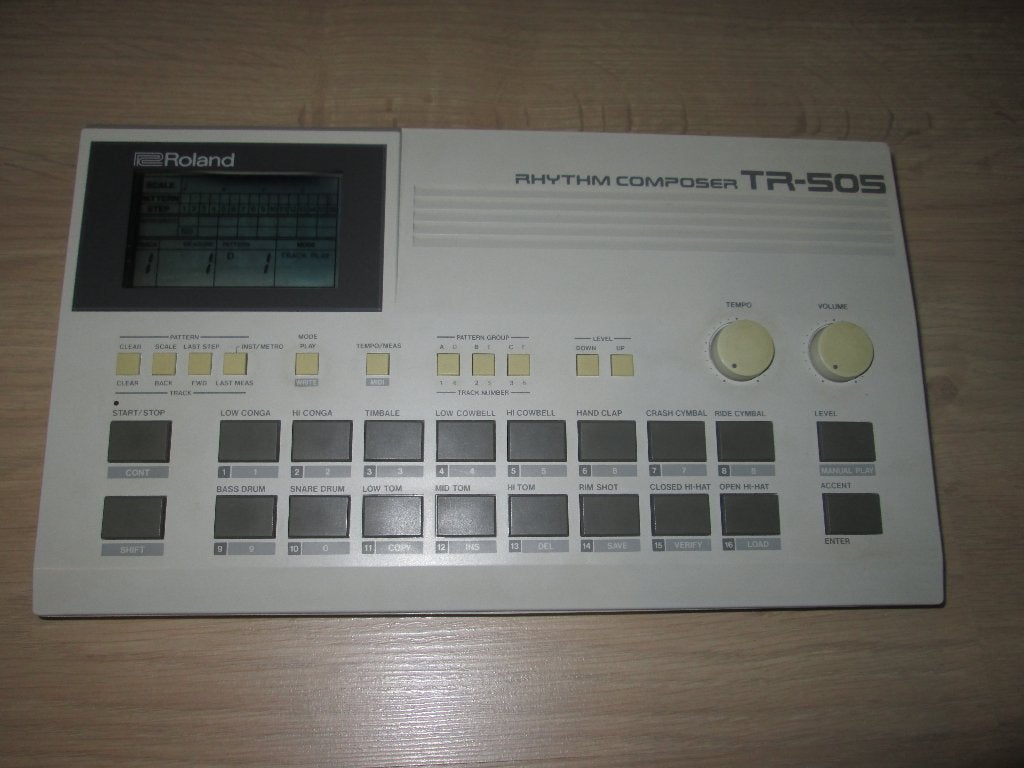 Roland TR-505 Vintage Drumcomputer in zeer goede staat, Muziek en Instrumenten, Synthesizers, Gebruikt, Overige aantallen, Roland