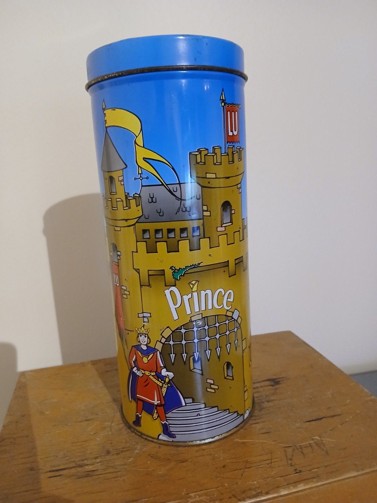 Boite métallique LU Prince 21 cm VINTAGE, Verzamelen, Blikken, Ophalen of Verzenden, Gebruikt, Koek(jes)